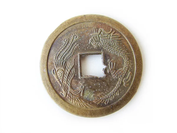 中国の feng shui のコイン — ストック写真