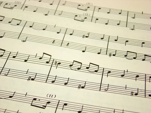 Music Score — Stock Photo, Image