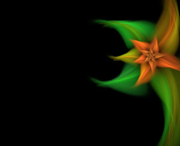 Fraktal blomma bakgrund — Stockfoto