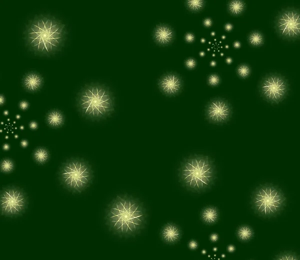 Фрактальные звёзды — стоковое фото