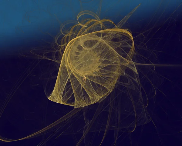Fraktal meduzy — Zdjęcie stockowe