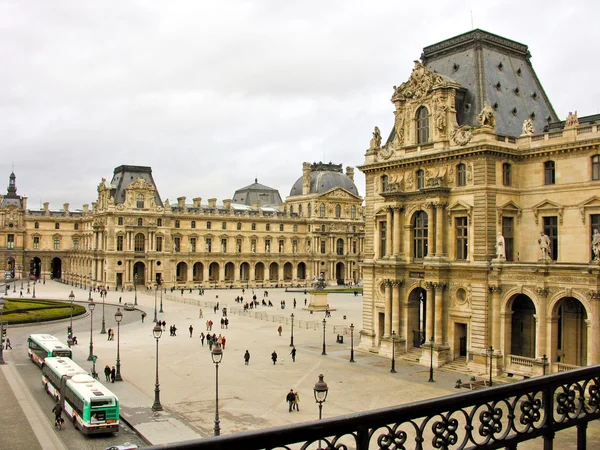 Frankrijk, Parijs, louvre Rechtenvrije Stockafbeeldingen