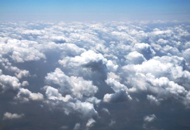 Dense Clouds And Blue Sky clipart