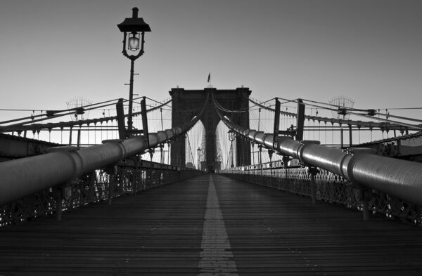 Vintage Brooklyn bridge
