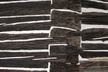 Ayrıntı bağlantısı kirişler günlük kabin evin