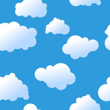 Seamless sky background clipart