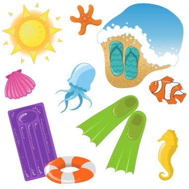 vektör tatil Icon set