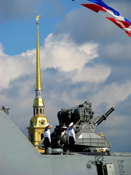 Sfilata sul mare di Neva . — Foto Stock