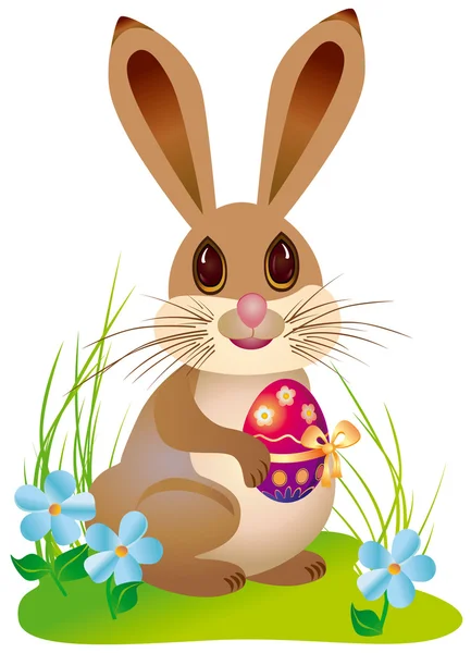 Easter rabbit — Stock Vector