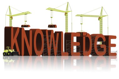 Knowledge building clipart