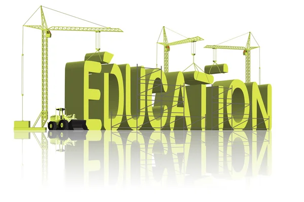 Bildung aufbauen — Stockfoto