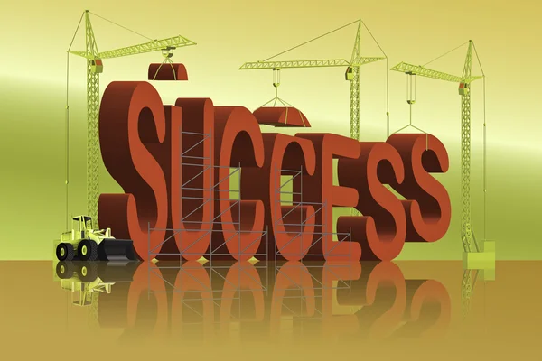 Construção de sucesso — Fotografia de Stock