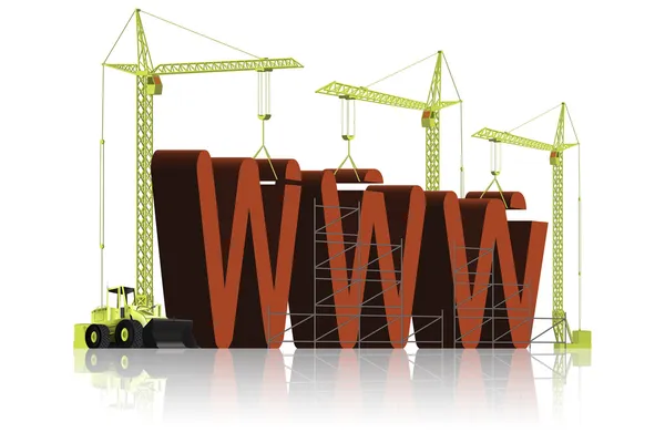 Site web www en construction — Photo