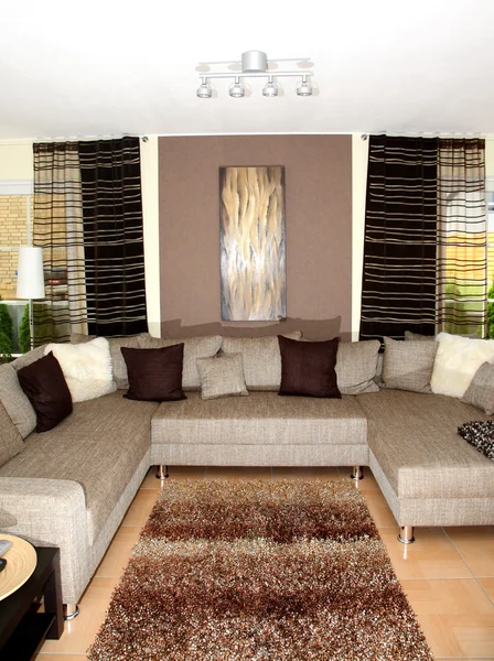 Moderní obývací pokoj. — Stock fotografie