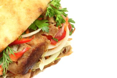 Doner kebab. clipart