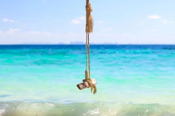 Swing On The beach — Stock Photo, Image