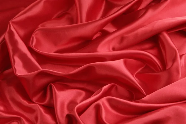 Red Satin Background -- Horizontal — Stock Photo, Image