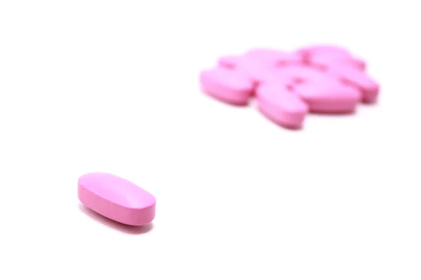 Vitaminas rosa — Fotografia de Stock