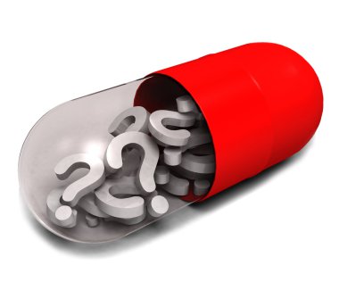 Pill issues clipart