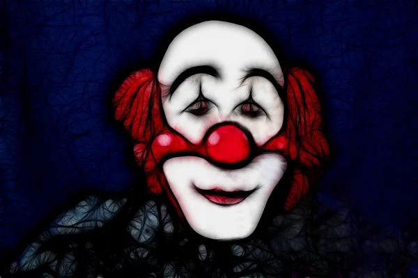Il clown — Foto Stock