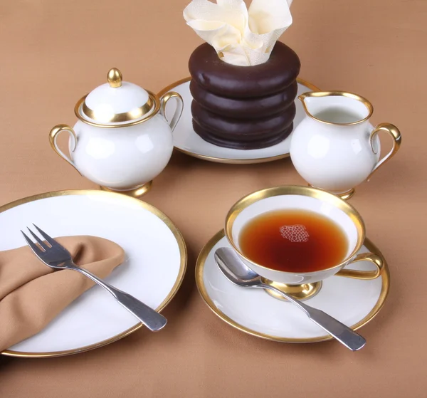 Is tea time — Stock Photo, Image