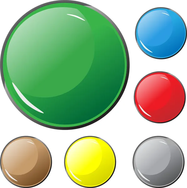 Iconos diferentes colores — Vector de stock