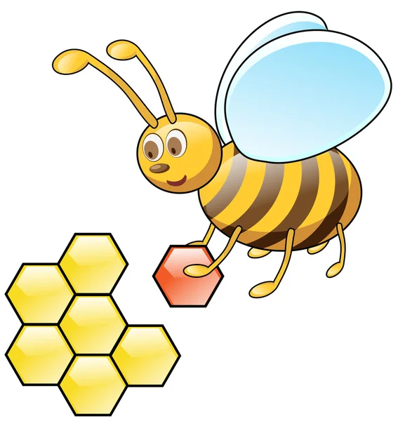 蜜蜂 — 图库矢量图片