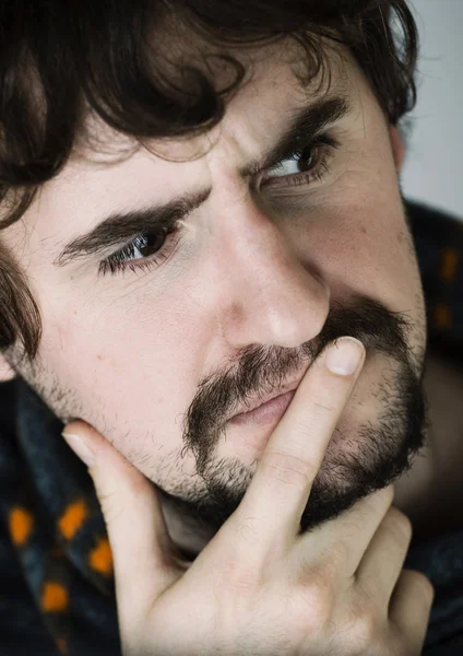 Stock image Portrait of thoughtful young man