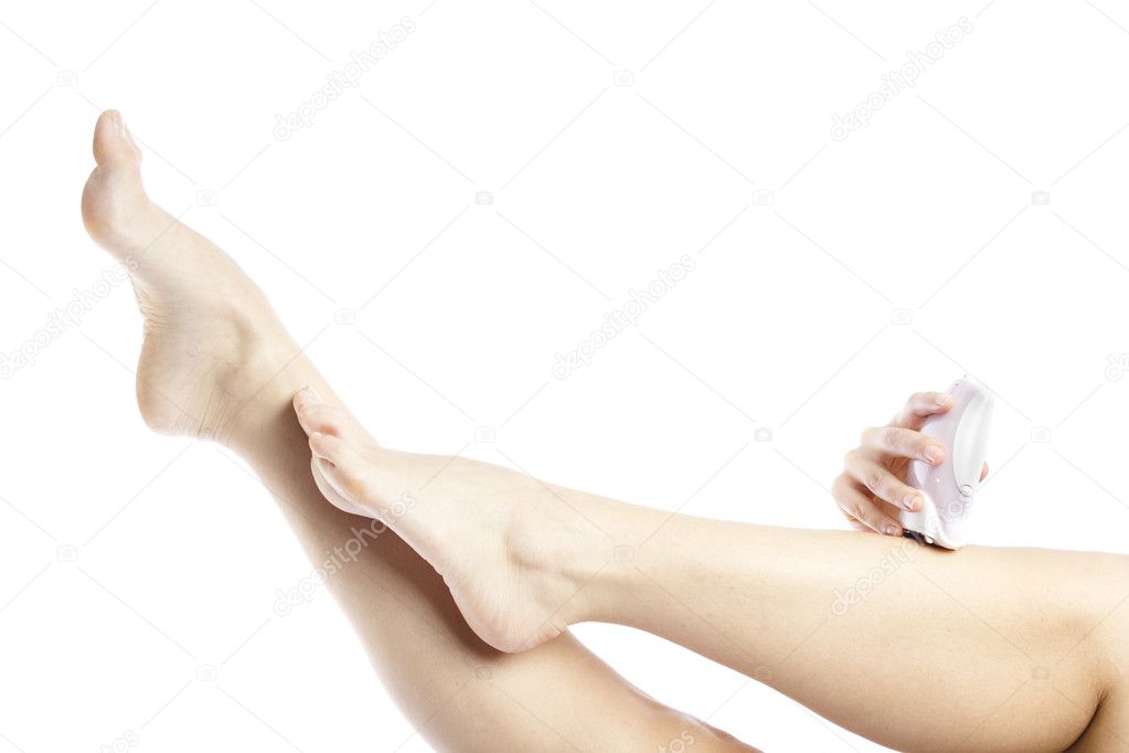Leg epilation — Stock Photo © igorpetrovic 2472719
