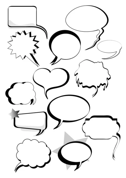 Stock vector Speech bubbles