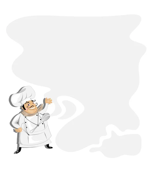 Chef background — Stock Vector