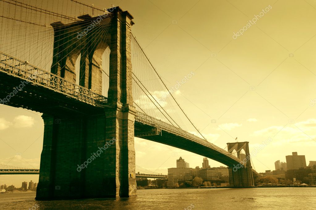 Puente de Brooklyn: fotografía de stock © olly18 #2519605 | Depositphotos
