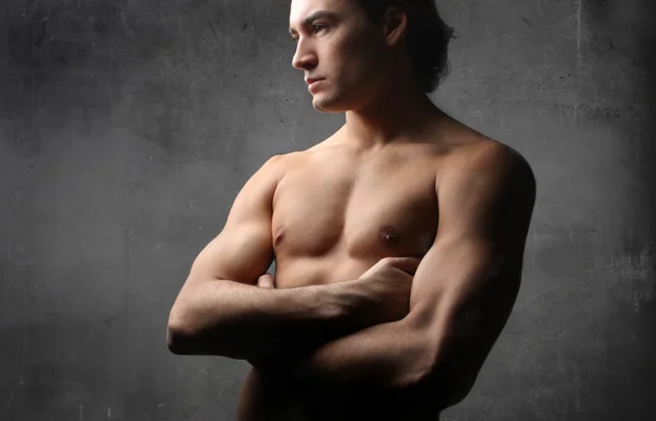 Uomo muscoloso — Foto Stock