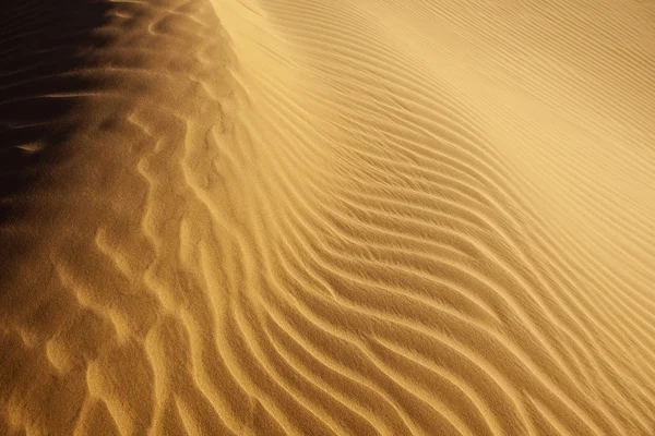 Zbliżenie: wzór piasek pustyni — Zdjęcie stockowe