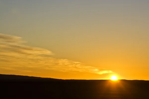 Öken soluppgång — Stockfoto