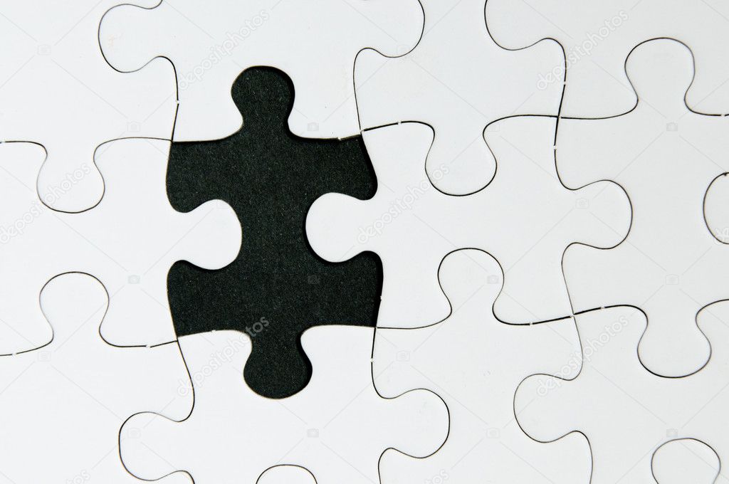 Puzzle one peace missing
