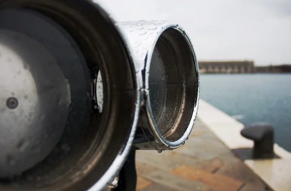 Телескоп у бік моря Ліцензійні Стокові Зображення