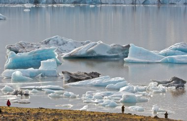 Iceland's icebergs clipart