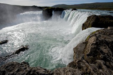 Iceland waterfall clipart