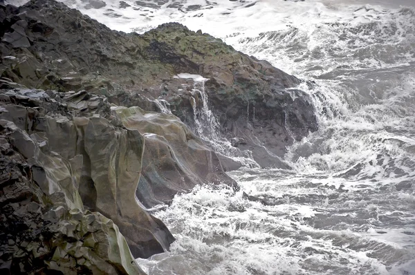 Ісландська скелястому узбережжі — стокове фото