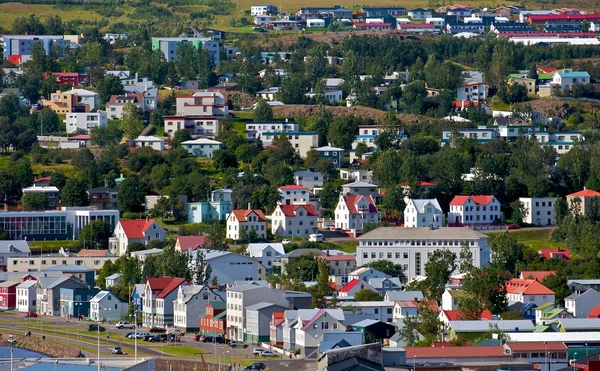 Islandia miasta — Zdjęcie stockowe