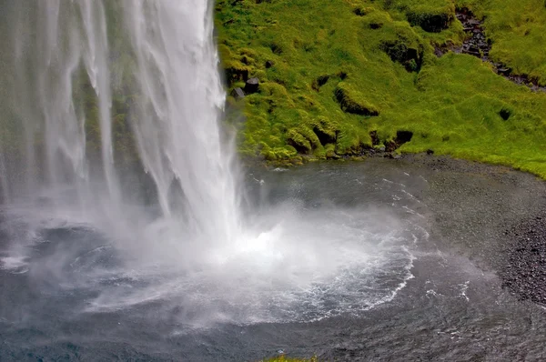 アイスランドの滝 ストックフォト