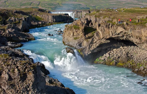 IJsland waterval Stockfoto