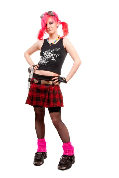 Punk meisje — Stockfoto