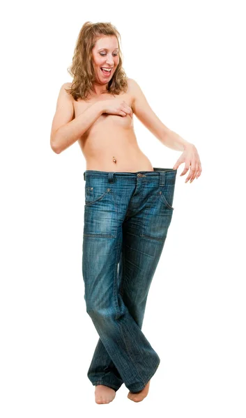 Weight loss young — Stock Photo, Image
