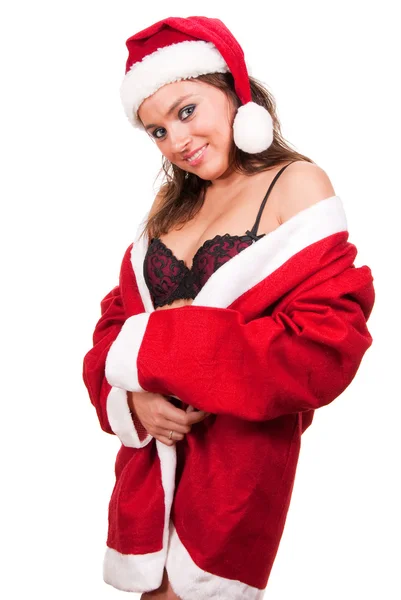 Молода сексуальна дівчина Санта — стокове фото