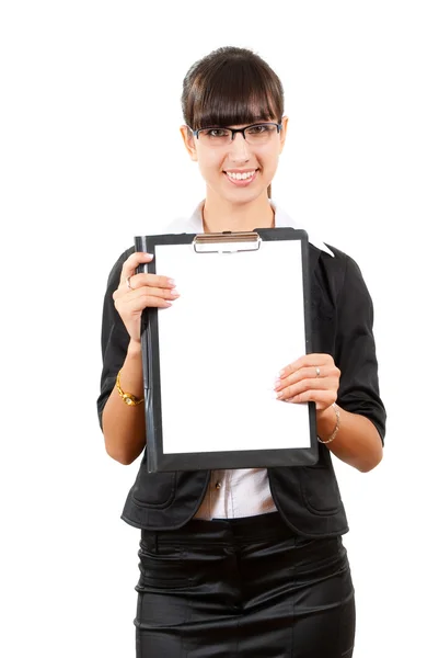 Young smiling business woman. — Stock Photo, Image