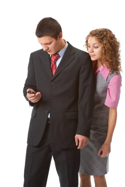 Boss and assistant — Stock Photo, Image
