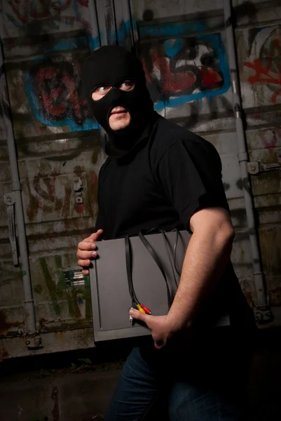 Ladrón en una máscara —  Fotos de Stock