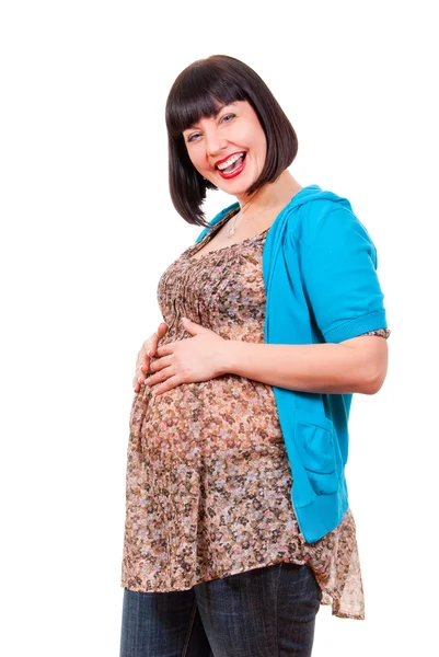 Middle aged pregnant — Stock Photo, Image